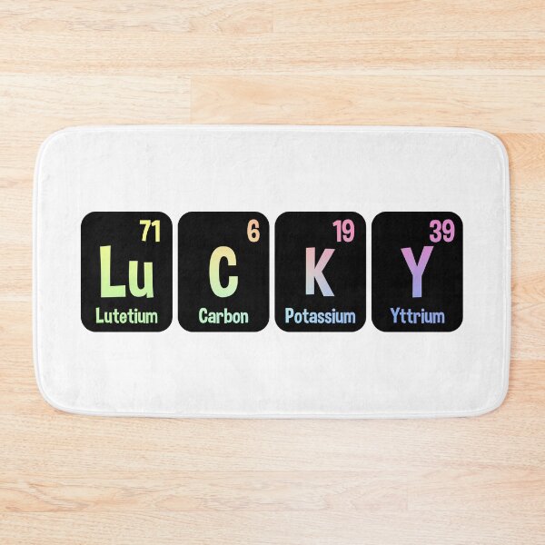 Item preview, Lucky Chemical Element Science Gift designed and sold by ScienceCorner.