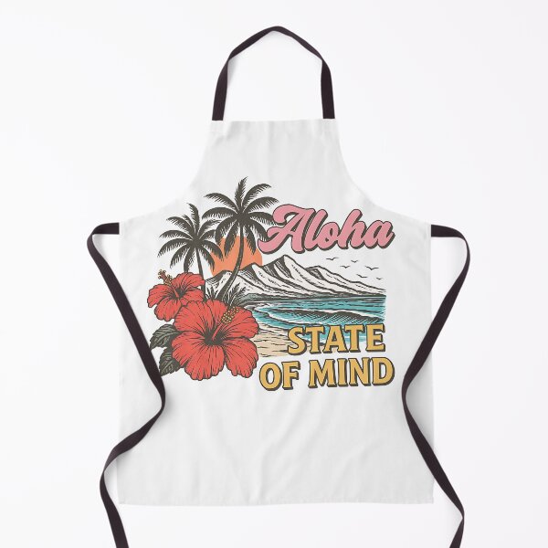Item preview, Tropical beach sunset aesthetic design sticker - Aloha State of Mind designed and sold by KymeraStudio25.