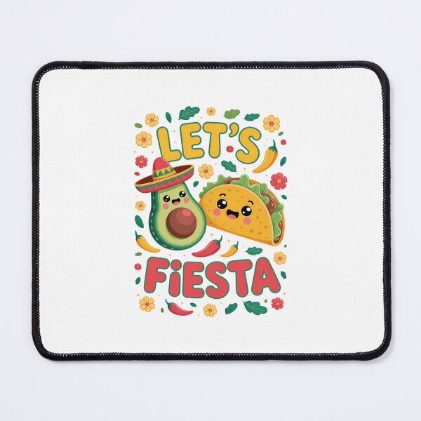 Item preview, Mexican Cinco De Mayo Taco And Avocado Let's Fiesta designed and sold by papertaless.