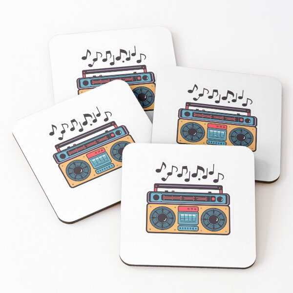 Item preview, Old School Boombox Sticker — Retro Music Lover Decal for Laptop and Bag designed and sold by Stick_It_With_Love.