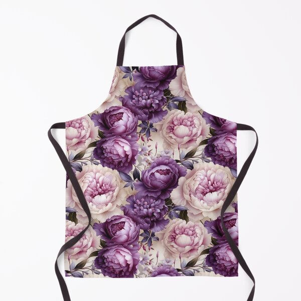 Item preview, Purple Peonies Floral Seamless Pattern designed and sold by Leylita Design.
