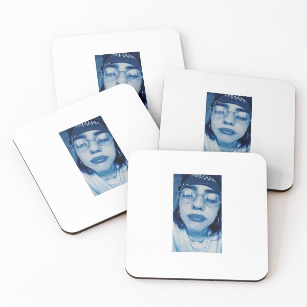 Item preview, blue Billie Eilish Photo designed and sold by Crealice.
