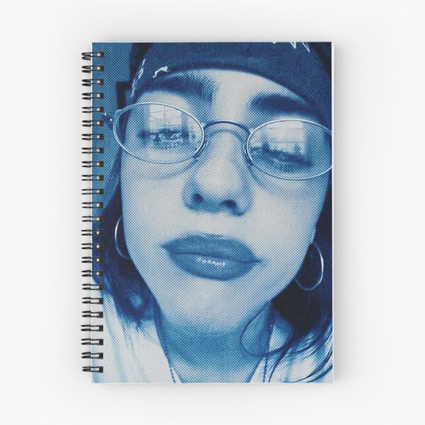 Item preview, blue Billie Eilish Photo designed and sold by Crealice.