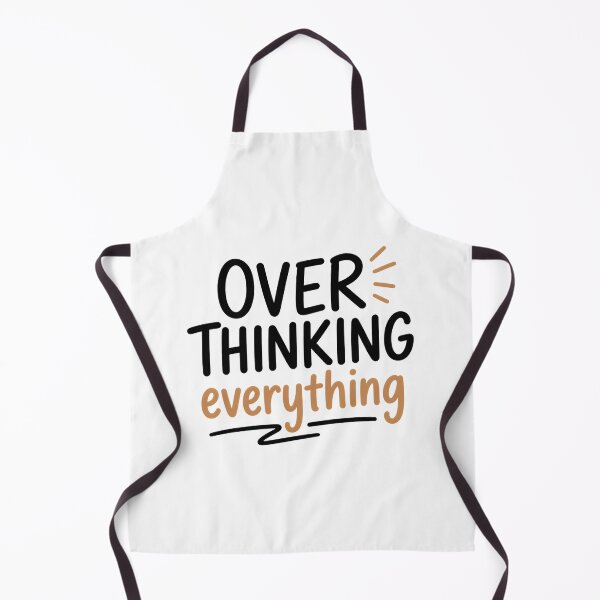 Item preview, Overthinking Everything – Funny Introvert Quote designed and sold by TheLazyVibe.