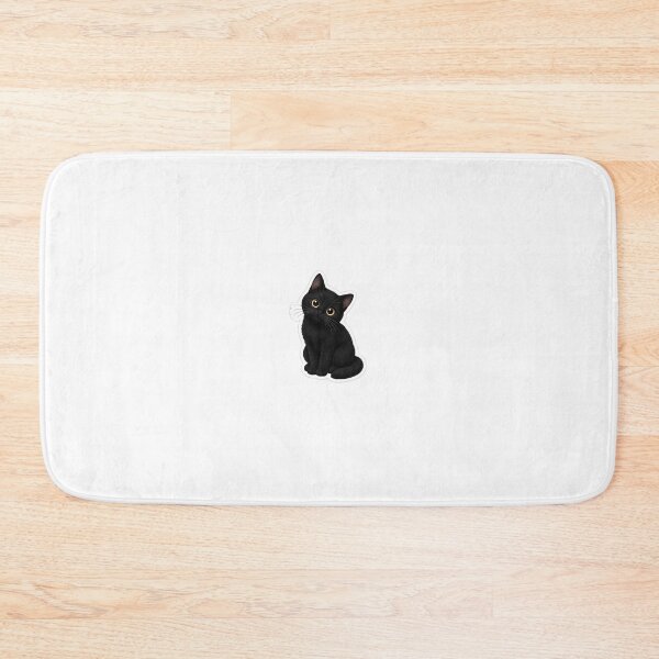 Item preview, Cute Black Cat Sticker | Kawaii Cat Lover Aesthetic | Funny Kitty Die Cut Sticker designed and sold by Ishratparween11.