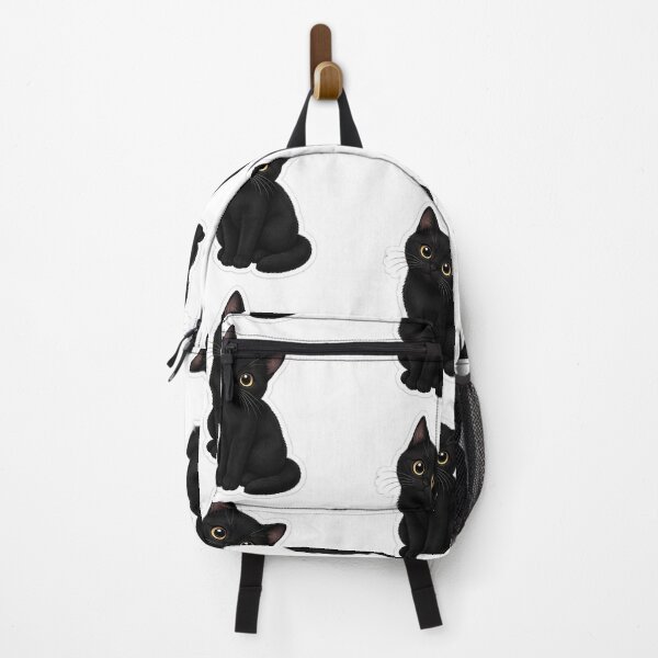 Item preview, Cute Black Cat Sticker | Kawaii Cat Lover Aesthetic | Funny Kitty Die Cut Sticker designed and sold by Ishratparween11.