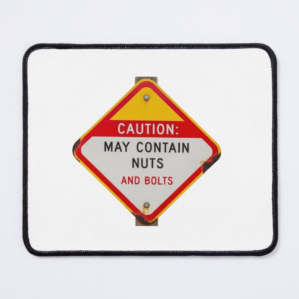Item preview, Caution Nuts and Bolts designed and sold by Azar Awan.