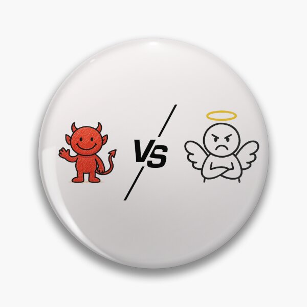 Item preview, Smile Devil vs Bad Angle designed and sold by LifeParody.