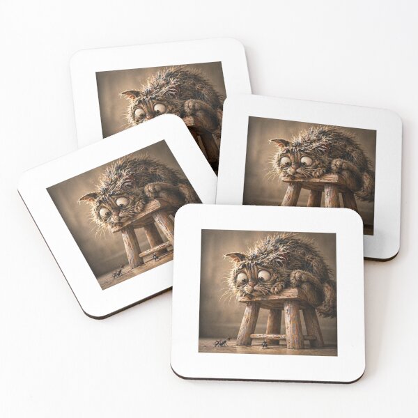 Item preview, Curious Kitten Watching From Above designed and sold by LovelyCatGalaxy.