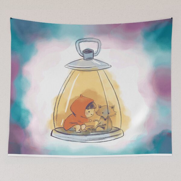 Item preview, Little Girl and Her Wolf designed and sold by IvysCreativityHouse.