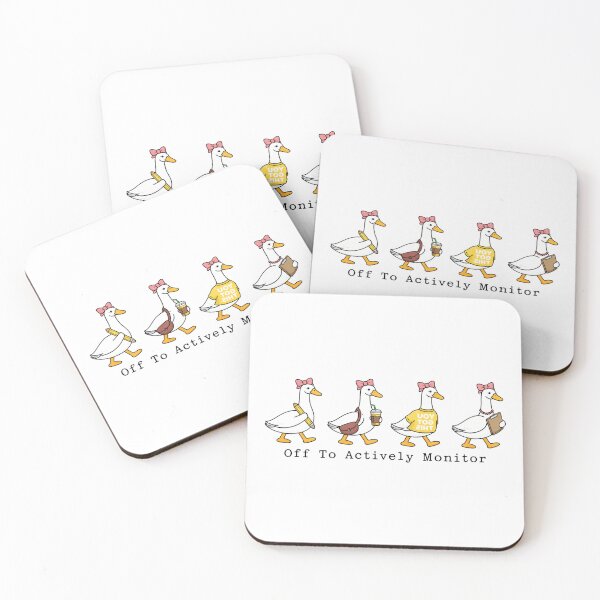 Item preview, Off to Actively Monitor Teacher Testing Day Goose, Funny Teacher, Funny School designed and sold by SanipepaVase.