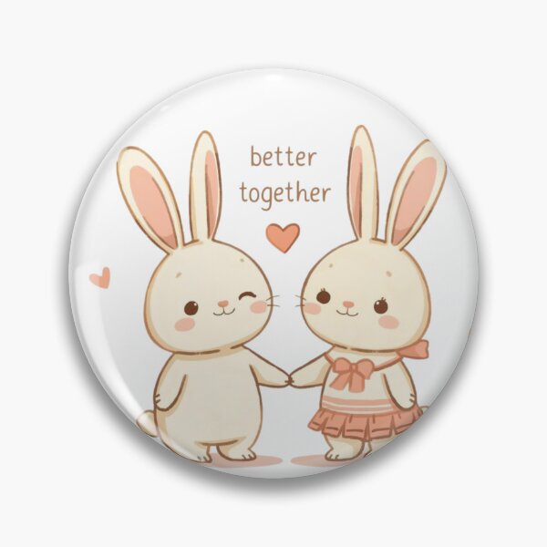 Item preview, Cute rabbits designed and sold by Fuzzle studio.