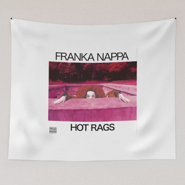 Item preview, HOT RAGS ( FRANKA NAPPA ) Retro Album Cover Parody Art designed and sold by MOJO-MIDORI.
