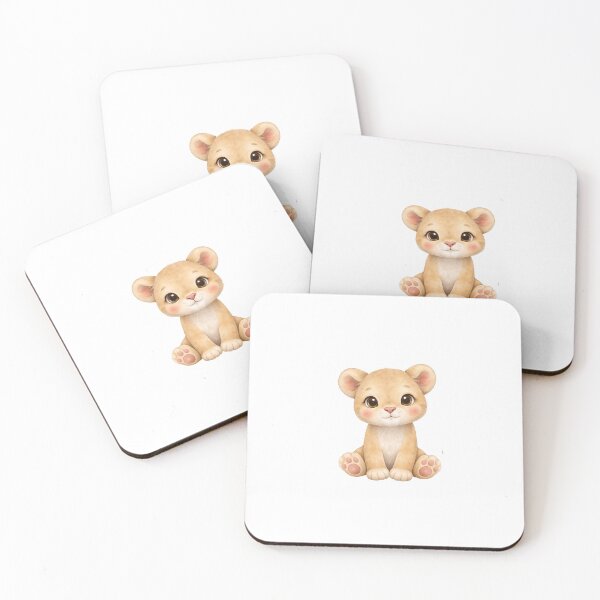 Item preview, Adorable Baby Lion Cub Watercolor Painting designed and sold by MALStoreDesign.