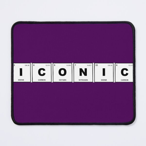 Item preview, Iconic Periodic Table Elements I C O N Chemistry Design designed and sold by DESIGN by NIKOLENKO V.