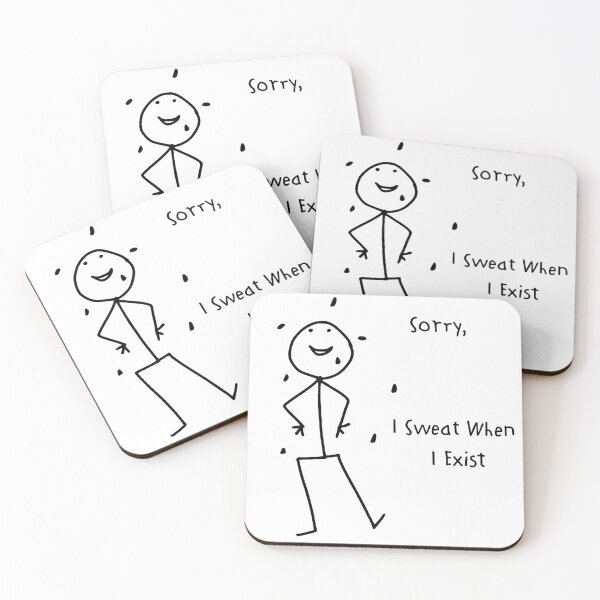 Item preview, Funny Mental Health Shirt I Sweat When I Exist Quiet Panic Attack Chronic Illness Humor Spoonie Life Mental Health Sarcasm designed and sold by RealLifeMerchies.