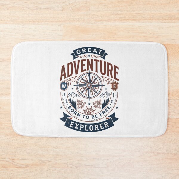 Item preview, Great Adventure Explorer Retro Wilderness Vintage Adventure Badge  designed and sold by Blok45.