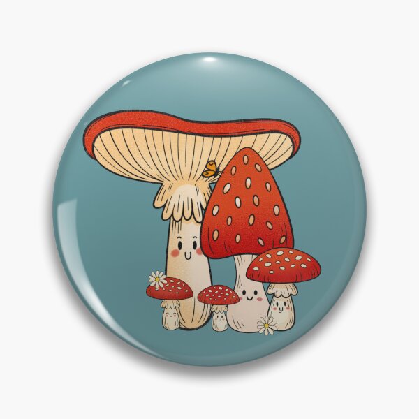 Item preview, Adorable Mushroom Family designed and sold by AnulaArt.
