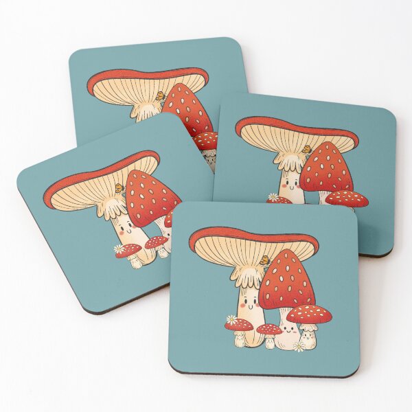 Item preview, Adorable Mushroom Family designed and sold by AnulaArt.