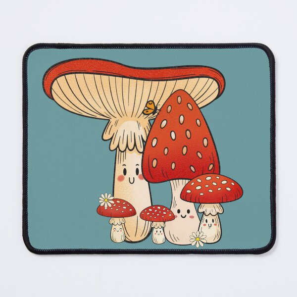 Item preview, Adorable Mushroom Family designed and sold by AnulaArt.