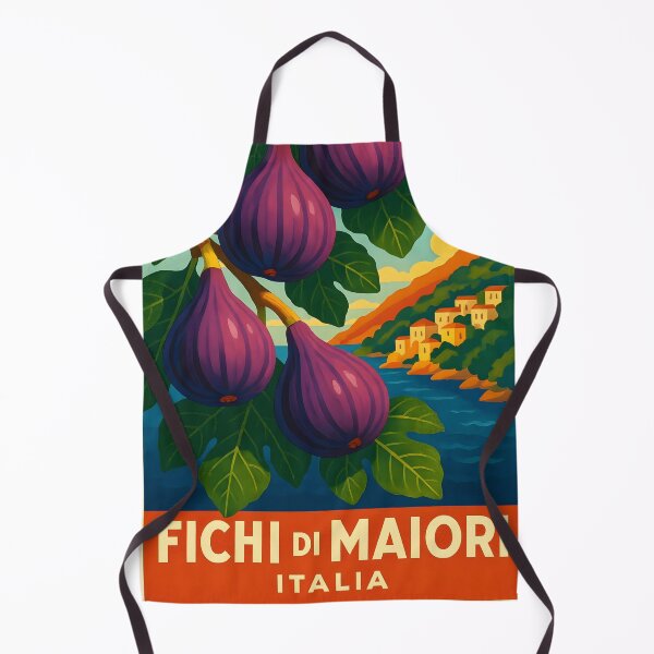 Item preview, Fichi di Maiori – Italian Fig Amalfi Coast Vintage Design designed and sold by EmeraldeaArt.