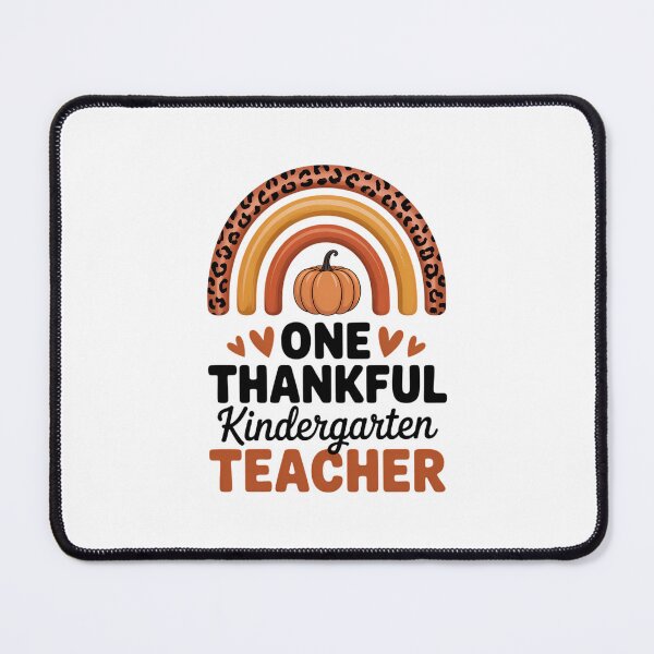 Item preview, One Thankful Kindergarten Teacher Thankgiving Rainbow designed and sold by papertaless.