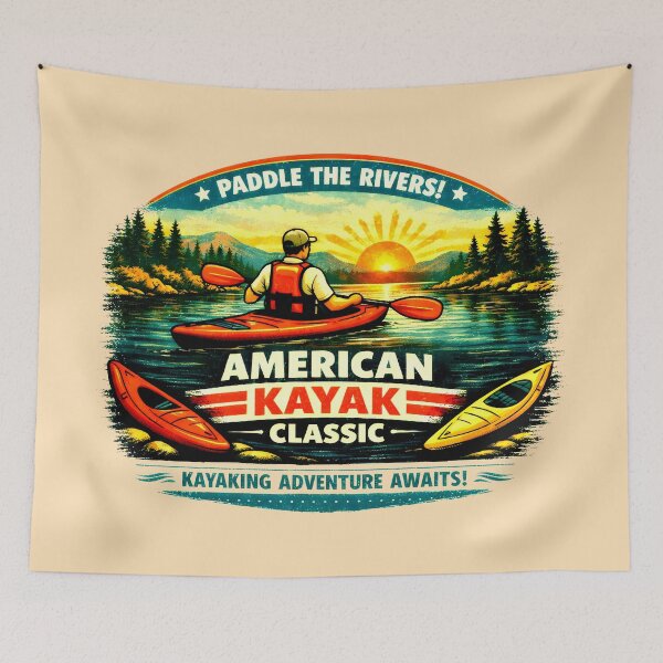 Item preview, American Kayak Classic Kayaking American Nature designed and sold by SplashTastic.