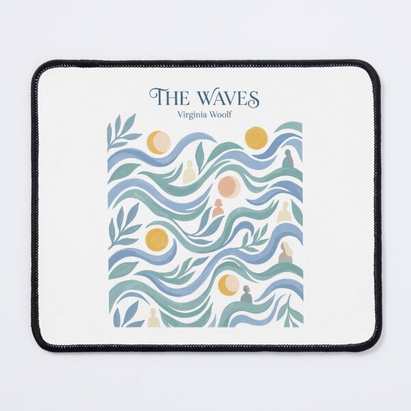 Item preview, The Waves Virginia Woolf Abstract Literary Art designed and sold by Abyswit.