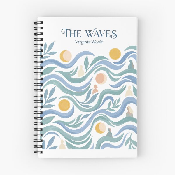 Item preview, The Waves Virginia Woolf Abstract Literary Art designed and sold by Abyswit.