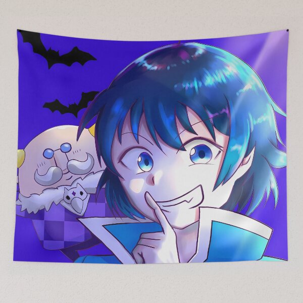 Item preview, Iruma Suzuki Iruma Kun Halloween Mischief Blue Moon Glow designed and sold by bystudiolereve.