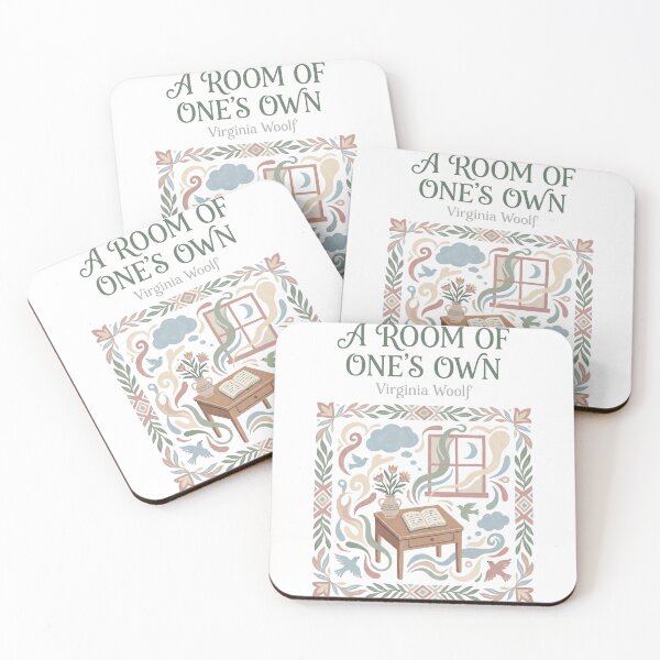 Item preview, A Room of Ones Own Virginia Woolf Folk Art designed and sold by Abyswit.