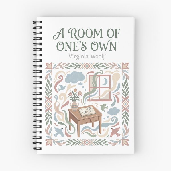 Item preview, A Room of Ones Own Virginia Woolf Folk Art designed and sold by Abyswit.