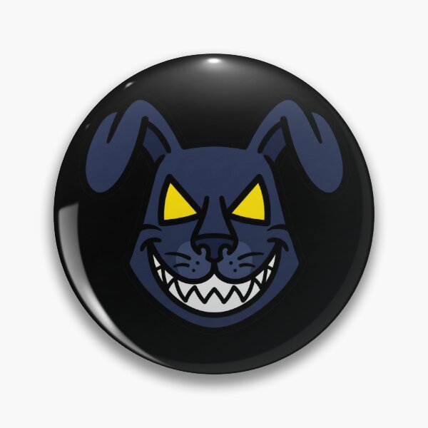 Item preview, Creepy Blue Rabbit Horror Cartoon Face designed and sold by seven things shop.