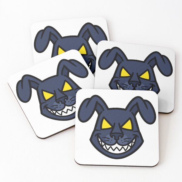 Item preview, Creepy Blue Rabbit Horror Cartoon Face designed and sold by seven things shop.