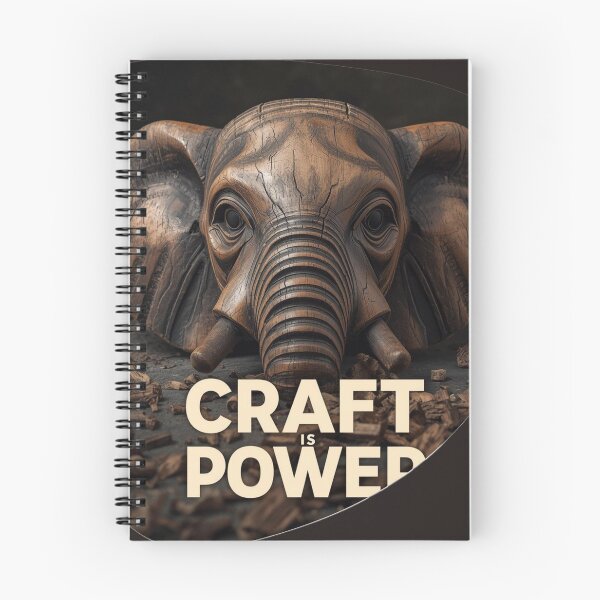 Item preview, Master Craftsman Build Permanent Power Elephant Wood Etch Industrial Wall Art designed and sold by SavannaStrikes.