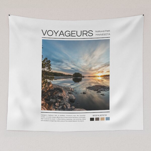 Item preview, Voyageurs National Park - Minnesota  designed and sold by StudioRedKoala.