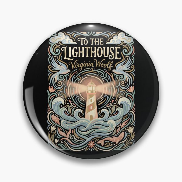 Item preview, To The Lighthouse Virginia Woolf Night Lighthouse Art designed and sold by Abyswit.