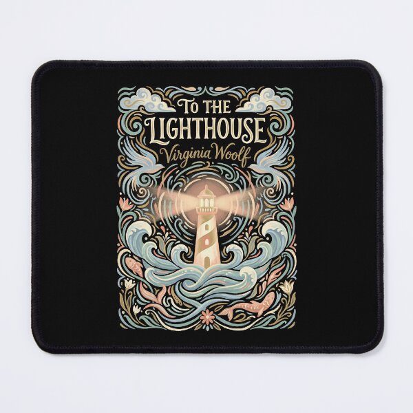 Item preview, To The Lighthouse Virginia Woolf Night Lighthouse Art designed and sold by Abyswit.