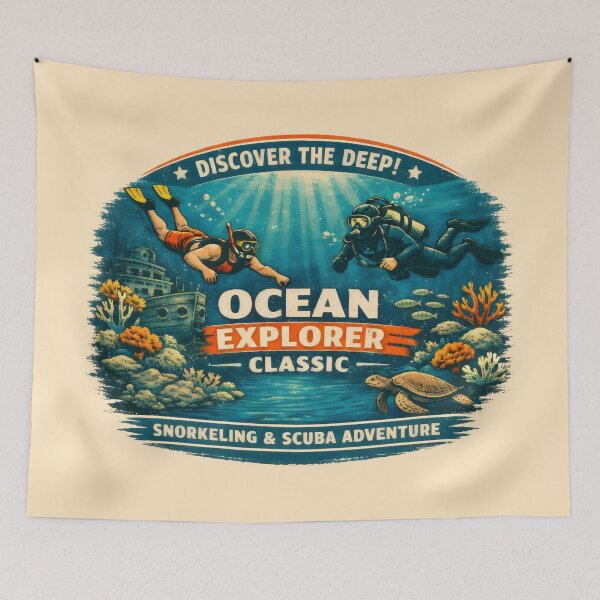 Item preview, Ocean Explorer Classic Scuba Diving Underwater World designed and sold by SplashTastic.