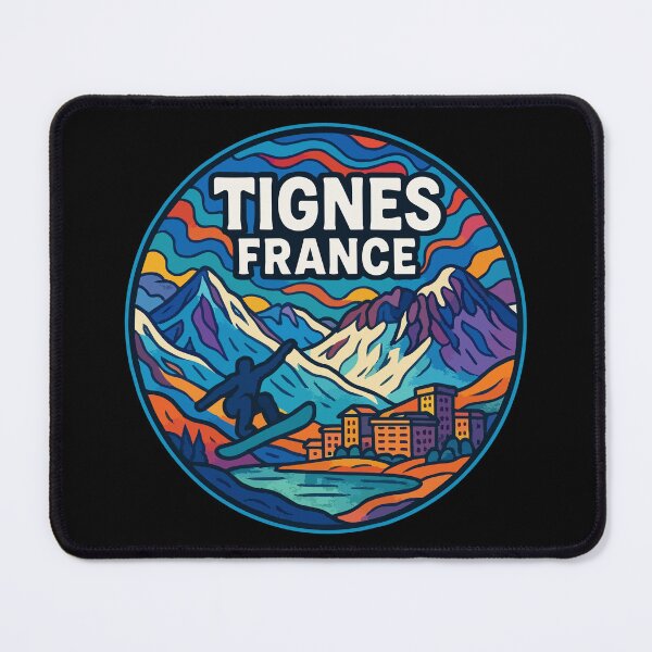 Item preview, Tignes France Trippy Travel designed and sold by TomFrontierArt.
