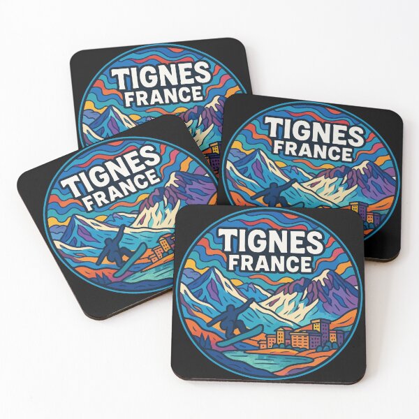 Item preview, Tignes France Trippy Travel designed and sold by TomFrontierArt.