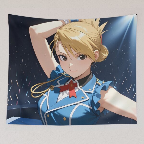 Item preview, Riza Hawkeye Fullmetal Alchemist Plaid Spotlight Charm designed and sold by bystudiolereve.
