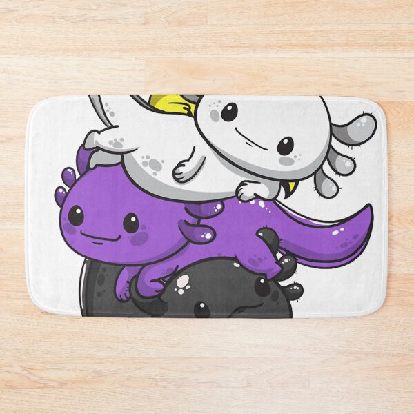 Item preview, Vintage Nonbinary Pride Kawaii Axolotl Pile Non Binary Flag designed and sold by ColemanOlmos.