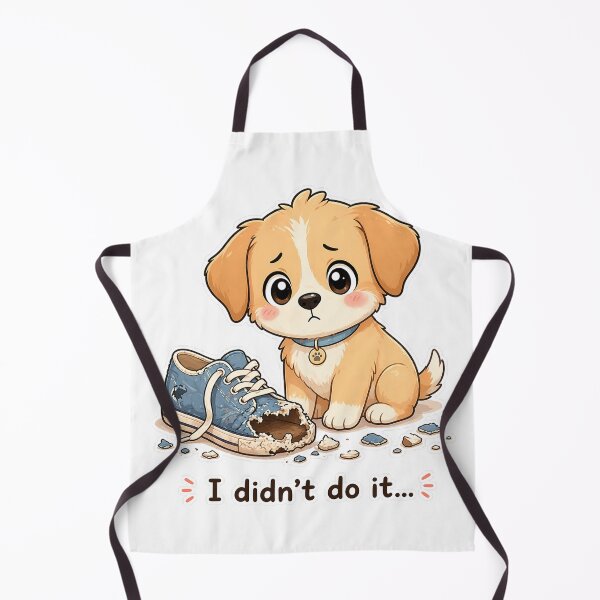 Item preview, Guilty Dog Chewed Shoe Oops Moment designed and sold by Sadia Jannat.