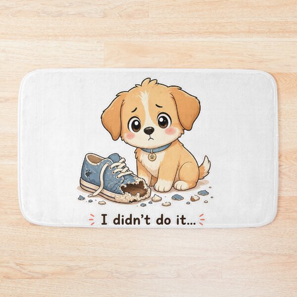 Item preview, Guilty Dog Chewed Shoe Oops Moment designed and sold by Sadia  Jannat.