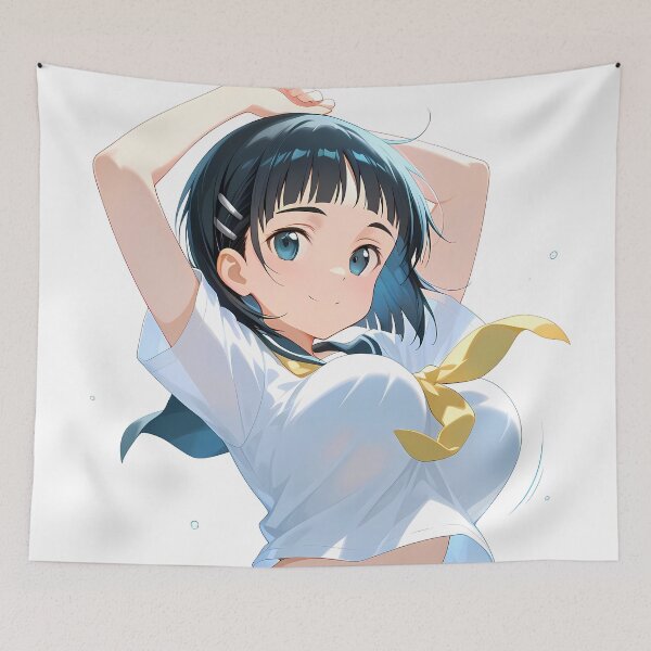 Item preview, Kirigaya Suguha Sword Art Online Dynamic Pose Bright Uniform designed and sold by bystudiolereve.
