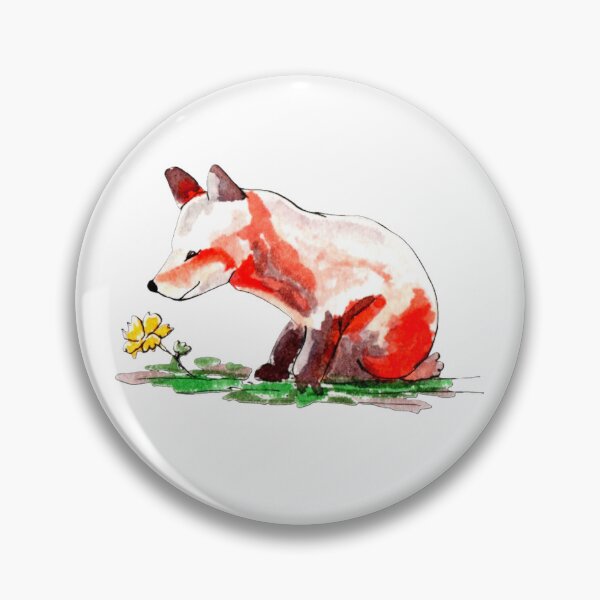 Item preview, Ministicker Bear Cub Watercolor Whimsical Cozy Woodland Art designed and sold by More Prussian Blue.