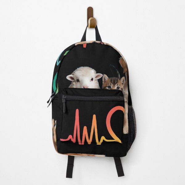 Item preview, Rainbow Heartbeat Animal T-Shirt – Dog, Cat, Horse Graphic designed and sold by OlyvieArt.