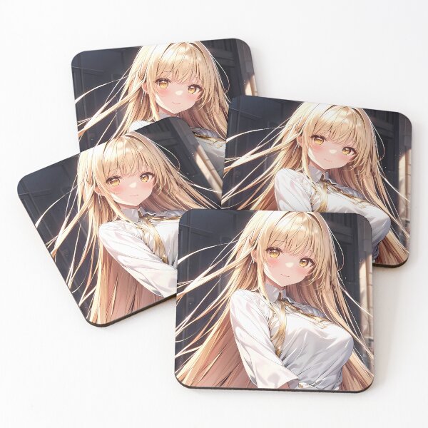 Item preview, Mahiru Shiina Angel Next Door Golden Gaze White Dress Glow designed and sold by bystudiolereve.