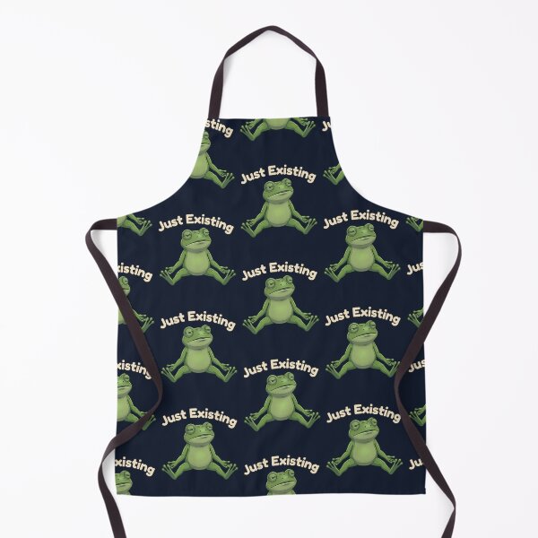 Item preview, Just Existing Frog Funny Lazy Mood Meme Introvert Aesthetic designed and sold by MoonVibe-studio.